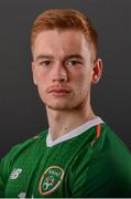 22 March 2019; Connor Ronan during Republic of Ireland U21 Squad Portraits at Johnstown House Hotel in Enfield, Co. Meath. Photo by Sam Barnes/Sportsfile