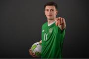 22 March 2019; Neil Farrugia during Republic of Ireland U21 Squad Portraits at Johnstown House Hotel in Enfield, Co. Meath. Photo by Sam Barnes/Sportsfile