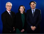 25 February 2020; In attendance, from right, Hugh Millar, Managing Partner of Crowley Millar Solicitors, Miriam Malone, CEO of Paralympics Ireland and Trevor O’Rourke, Head of Commercial for Paralympics Ireland at a Paralympics Ireland event to mark the milestone of 6 Months To Go to the Tokyo 2020 Paralympic Games at the National Sports Campus, Abbotstown, Dublin. Photo by Harry Murphy/Sportsfile