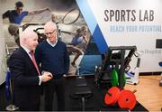 28 February 2020; Republic of Ireland manager Mick McCarthy and Michael Cullen, CEO of Beacon Hospital, during the launch of new Sports Lab at the Beacon Hospital in Sandyford, Dublin. Photo by Stephen McCarthy/Sportsfile