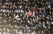 10 March 2020; Newbridge College supporters during the Bank of Ireland Leinster Schools Junior Cup Semi-Final match between Terenure College and Newbridge College at Energia Park in Donnybrook, Dublin. Photo by Ramsey Cardy/Sportsfile