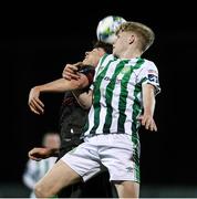 10 March 2020; Glen Hollywood of Bray Wanderers in action against Paul Cleary of Wexford FC during the EA Sports Cup First Round match between Wexford FC and Bray Wanderers at Ferrycarrig Park in Wexford. Photo by Matt Browne/Sportsfile