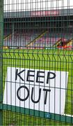 13 March 2020; A general view of Dalymount Park, home of Bohemian Football Club. Following directives from the Irish Government and the Department of Health the majority of the country's sporting associations have suspended all activity until March 29, in an effort to contain the spread of the Coronavirus (COVID-19). Photo by Stephen McCarthy/Sportsfile