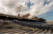 5 May 2001; A view of construction at the Hogan Stand at Croke Park. Photo by Ray McManus/Sportsfile