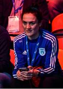 16 March 2020; Irish boxer Kelly Harrington on Day Three of the Road to Tokyo European Boxing Olympic Qualifying Event at Copper Box Arena in Queen Elizabeth Olympic Park, London, England. Photo by Harry Murphy/Sportsfile