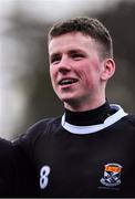 26 February 2020; Ruairí Byrne of Newbridge College after the Bank of Ireland Leinster Schools Junior Cup Second Round match between St Michael’s College and Newbridge College at Energia Park in Dublin. Photo by Piaras Ó Mídheach/Sportsfile