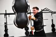 24 April 2020; Irish champion boxer Gary Cully during a training session at Unit 3 Health and Fitness gym in Naas, Kildare. Photo by David Fitzgerald/Sportsfile