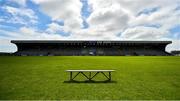 10 May 2020; An empty bench, usually reserved for team photographs, sits in the middle of Chadwicks Wexford Park on the afternoon of the Leinster GAA Football Senior Championship Round 1 match between Wexford and Wicklow at Chadwicks Wexford Park in Wexford. This weekend, May 9 and 10, was due to be the first weekend of games in Ireland of the GAA All-Ireland Senior Championship, beginning with provincial matches, which have been postponed following directives from the Irish Government and the Department of Health in an effort to contain the spread of the Coronavirus (COVID-19). The GAA have stated that no inter-county games will take place before October 2020. Photo by Seb Daly/Sportsfile