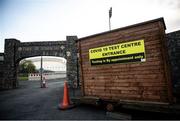 9 May 2020; A general view of Fraher Field, which is currently being used as a COVID-19 test centre, on the evening of the Munster GAA Senior Football Championship match between Waterford and Limerick at Fraher Field in Dungarvan, Waterford. This weekend, May 9 and 10, was due to be the first weekend of games in Ireland of the GAA All-Ireland Senior Championship, beginning with provincial matches, which have been postponed following directives from the Irish Government and the Department of Health in an effort to contain the spread of the Coronavirus (COVID-19). The GAA have stated that no inter-county games will take place before October 2020. Photo by Ramsey Cardy/Sportsfile