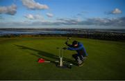 12 May 2020; Golf Course Superintendent of Howth Golf Club Ger Morgan works on the 9th green at Howth Golf Club in Dublin as it prepares to re-open as one of the first sports allowed to resume having followed previous directives from the Irish Government on suspending all golfing activity in an effort to contain the spread of the Coronavirus (COVID-19). Golf clubs in the Republic of Ireland can resume activity from May 18th under the Irish government’s Roadmap for Reopening of Society and Business once they follow the protocol jointly published by the GUI and ILGU. The protocol sets out safe measures for golf to return in a phased manner. Photo by Brendan Moran/Sportsfile