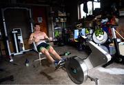 7 June 2020; Irish Olympic rower Philip Doyle during a training session at his home in Banbridge, Down, while adhering to the guidelines of social distancing. Following directives from the Irish and British Governments, the majority of sporting associations have suspended all organised sporting activity in an effort to contain the spread of the Coronavirus (COVID-19) pandemic. Photo by Ramsey Cardy/Sportsfile