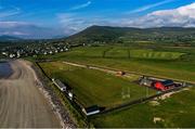 16 July 2020; An aerial view of Gallaras, the home ground of An Ghaeltacht GAA Club in Murreagh, Kerry. Photo by Ramsey Cardy/Sportsfile
