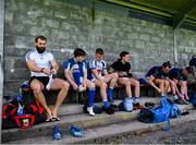 18 July 2020; Aidan O'Shea and his Breaffy team-mates prepare ahead of the Michael Walsh Secondary Senior Football League match between Breaffy and Garrymore at Breaffy GAA Club in Mayo. Competitive GAA matches have been approved to return following the guidelines of Phase 3 of the Irish Government’s Roadmap for Reopening of Society and Business and protocols set down by the GAA governing authorities. With games having been suspended since March, competitive games can take place with updated protocols including a limit of 200 individuals at any one outdoor event, including players, officials and a limited number of spectators, with social distancing, hand sanitisation and face masks being worn by those in attendance among other measures in an effort to contain the spread of the Coronavirus (COVID-19) pandemic. Photo by Stephen McCarthy/Sportsfile