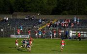 19 July 2020; Rathnew substitutes look on from the stands during the Wicklow County Senior Football Championship Round 1 match between Rathnew and Bray at Joule Park in Aughrim, Wicklow. Competitive GAA matches have been approved to return following the guidelines of Phase 3 of the Irish Government’s Roadmap for Reopening of Society and Business and protocols set down by the GAA governing authorities. With games having been suspended since March, competitive games can take place with updated protocols including a limit of 200 individuals at any one outdoor event, including players, officials and a limited number of spectators, with social distancing, hand sanitisation and face masks being worn by those in attendance among other measures in an effort to contain the spread of the Coronavirus (COVID-19) pandemic. Photo by David Fitzgerald/Sportsfile