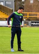 18 July 2020; Injured Wexford and Rapparees-Starlights hurler Liam Ryan, wearing a support boot on his left foot ahead of the Wexford County Senior Hurling Championship Group D Round 1 match between Rapparees-Starlights and Shelmaliers at Chadwicks Wexford Park in Wexford. Competitive GAA matches have been approved to return following the guidelines of Phase 3 of the Irish Government’s Roadmap for Reopening of Society and Business and protocols set down by the GAA governing authorities. With games having been suspended since March, competitive games can take place with updated protocols including a limit of 200 individuals at any one outdoor event, including players, officials and a limited number of spectators, with social distancing, hand sanitisation and face masks being worn by those in attendance among other measures in an effort to contain the spread of the Coronavirus (COVID-19) pandemic. Photo by Sam Barnes/Sportsfile