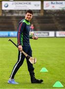 18 July 2020; Injured Wexford and Rapparees-Starlights hurler Liam Ryan, wearing a support boot on his left foot ahead of the Wexford County Senior Hurling Championship Group D Round 1 match between Rapparees-Starlights and Shelmaliers at Chadwicks Wexford Park in Wexford. Competitive GAA matches have been approved to return following the guidelines of Phase 3 of the Irish Government’s Roadmap for Reopening of Society and Business and protocols set down by the GAA governing authorities. With games having been suspended since March, competitive games can take place with updated protocols including a limit of 200 individuals at any one outdoor event, including players, officials and a limited number of spectators, with social distancing, hand sanitisation and face masks being worn by those in attendance among other measures in an effort to contain the spread of the Coronavirus (COVID-19) pandemic. Photo by Sam Barnes/Sportsfile