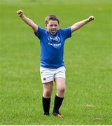21 July 2020; 9 year old Luke O'Halloran during the Bank of Ireland Leinster Rugby Summer Camp at Longford RFC in Lisbrack, Longford. Photo by Ramsey Cardy/Sportsfile