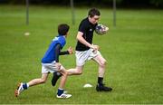 21 July 2020; 11 year old Brian Mulvihill during the Bank of Ireland Leinster Rugby Summer Camp at Longford RFC in Lisbrack, Longford. Photo by Ramsey Cardy/Sportsfile