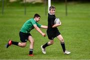 21 July 2020; 11 year old Conor Meadows during the Bank of Ireland Leinster Rugby Summer Camp at Longford RFC in Lisbrack, Longford. Photo by Ramsey Cardy/Sportsfile