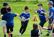 21 July 2020; 8 year old Julian Clare during the Bank of Ireland Leinster Rugby Summer Camp at Longford RFC in Lisbrack, Longford. Photo by Ramsey Cardy/Sportsfile