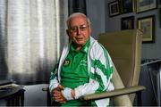 21 July 2020; Former Republic of Ireland squad kit manager Charlie O'Leary after watching the broadcast of Jack Charlton’s funeral service, in West Road Crematorium, at his home in Dublin. The former Republic of Ireland manager Jack Charlton lead the Republic of Ireland team to their first major finals at UEFA Euro 1988, and subsequently the FIFA World Cup 1990, in Italy, and the FIFA World Cup 1994, in USA.  Photo by Ray McManus/Sportsfile