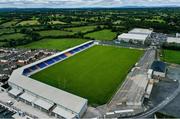 21 July 2020; An aerial view of Glennon Brothers Pearse Park in Longford. Photo by Ramsey Cardy/Sportsfile