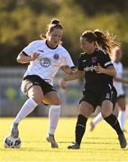 8 August 2020; Aisling Spillane of Bohemians in action against Kylie Murphy of Wexford Youths during the FAI Women's National League match between Wexford Youths and Bohemians at Ferrycarrig Park in Wexford. Photo by Sam Barnes/Sportsfile