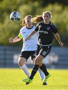 8 August 2020; Ellen Molloy of Wexford Youths in action against Sinead O'Farrelly of Bohemians during the FAI Women's National League match between Wexford Youths and Bohemians at Ferrycarrig Park in Wexford. Photo by Sam Barnes/Sportsfile