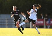 8 August 2020; Nicola Sinnott of Wexford Youths in action against Bronagh Kane of Bohemians during the FAI Women's National League match between Wexford Youths and Bohemians at Ferrycarrig Park in Wexford. Photo by Sam Barnes/Sportsfile