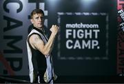 11 August 2020; Eric Donovan during a Media Day at Matchroom Fight Camp in Brentwood, Essex, England, ahead of his IBF Inter-Continental Super Feather Title clash with Zelfa Barrett on Friday Night. Photo by Mark Robinson / Matchroom Boxing via Sportsfile