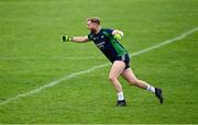 16 August 2020; Oughterard goalkeeper Jordan Waller celebrates following the Galway County Senior Football Championship Group 4A match between Oughterard and Monivea-Abbey at Pearse Stadium in Galway. Photo by Ramsey Cardy/Sportsfile