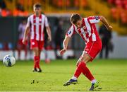 22 August 2020; Alex Cooper of Sligo Rovers during the SSE Airtricity League Premier Division match between Sligo Rovers and Dundalk at The Showgrounds in Sligo. Photo by Seb Daly/Sportsfile