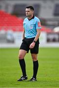 22 August 2020; Referee Robert Hennessy during the SSE Airtricity League Premier Division match between Sligo Rovers and Dundalk at The Showgrounds in Sligo. Photo by Seb Daly/Sportsfile