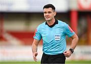 22 August 2020; Referee Robert Hennessy during the SSE Airtricity League Premier Division match between Sligo Rovers and Dundalk at The Showgrounds in Sligo. Photo by Seb Daly/Sportsfile