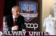 24 August 2020; Newly appointed Galway United manager John Caulfield speaks to the media at Shearwater Hotel in Ballinasloe, Galway. Photo by Harry Murphy/Sportsfile