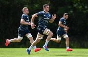 24 August 2020; James Ryan and Dan Leavy, left, during Leinster Rugby squad training at UCD in Dublin. Photo by Ramsey Cardy/Sportsfile