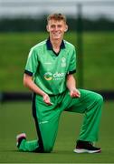 27 August 2020; Jamie Forbes during the Cricket Ireland Clear Currency sponsorship announcement at the High Performance Training Centre on the Sport Ireland Campus in Dublin. Photo by Seb Daly/Sportsfile