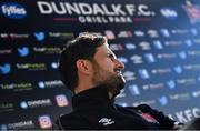 26 August 2020; Newly appointed Dundalk interim assistant coach Giuseppe Rossi during a Dundalk FC press conference at Oriel Park in Dundalk, Louth. Photo by Ben McShane/Sportsfile