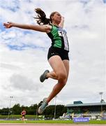 22 August 2020; Lydia Mills of Ballymena and Antrim AC, Antrim, competing in the Women's Long Jump during Day One of the Irish Life Health National Senior and U23 Athletics Championships at Morton Stadium in Santry, Dublin. Photo by Sam Barnes/Sportsfile