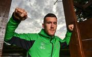 4 September 2020; Aaron Greene poses for a portrait during a Shamrock Rovers Media Conference at Roadstone Group Sports Club in Dublin. Photo by EÃ³in Noonan/Sportsfile