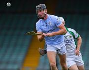 5 September 2020; Conor Boylan of Na Piarsaigh in action against Josh Adams of Ballybrown during the Limerick County Senior Hurling Championship Quarter-Final match between Ballybrown and Na Piarsaigh at the LIT Gaelic Grounds in Limerick. Photo by Matt Browne/Sportsfile