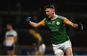 5 September 2020; Kevin Barker of Dungannon celebrates a score during the Tyrone County Senior Football Championship Semi-Final match between Dungannon Thomas Clarke GAA and Errigal Ciaran at Healy Park in Omagh, Tyrone. Photo by David Fitzgerald/Sportsfile