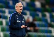 7 September 2020; Norway manager Lars Lagerbäck during the UEFA Nations League B match between Northern Ireland and Norway at the National Football Stadium at Windsor Park in Belfast. Photo by Stephen McCarthy/Sportsfile