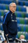 7 September 2020; Norway manager Lars Lagerbäck during the UEFA Nations League B match between Northern Ireland and Norway at the National Football Stadium at Windsor Park in Belfast. Photo by Stephen McCarthy/Sportsfile