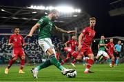 7 September 2020; Stuart Dallas of Northern Ireland during the UEFA Nations League B match between Northern Ireland and Norway at the National Football Stadium at Windsor Park in Belfast. Photo by Stephen McCarthy/Sportsfile