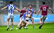30 August 2020; Robbie McDaid of Ballyboden St Enda's in action against Brian Fenton of Raheny during the Dublin County Senior Football Championship Quarter-Final match between Ballyboden St Enda's and Raheny at Parnell Park in Dublin. Photo by Piaras Ó Mídheach/Sportsfile