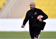 23 September 2020; Dundalk interim head coach Filippo Giovagnoli during a Dundalk training session at Stadionul Sheriff in Tiraspol, Moldova. Photo by Alex Nicodim/Sportsfile