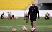 23 September 2020; Dundalk interim head coach Filippo Giovagnoli during a Dundalk training session at Stadionul Sheriff in Tiraspol, Moldova. Photo by Alex Nicodim/Sportsfile