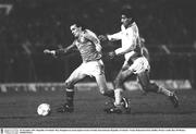 10 November 1987; Republic of Ireland's Ray Houghton in action against Israel, Friendly International, Republic of Ireland v Israel, Dalymount Park, Dublin. Picture credit; Ray McManus / SPORTSFILE