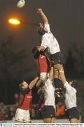 17 January 2004; Alen Brown, Gloucester, in action against Jim Williams, Munster. Heineken European Cup 2003-2004, Round 4, Pool 5, Munster v Gloucester, Thomond Park, Limerick. Picture credit; Brendan Moran / SPORTSFILE *EDI*